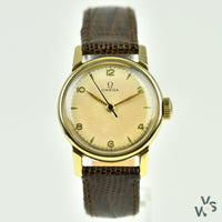 c.1944 Omega ’Medicus’ WWII Medic’s Wrist watch - S&W 14k Gold Case - Vintage Watch Specialist