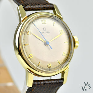c.1944 Omega ’Medicus’ WWII Medic’s Wrist watch - S&W 14k Gold Case - Vintage Watch Specialist