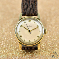 c.1944 Omega ’Medicus’ WWII Medic’s Wrist watch - S&W 14k Gold Case - Vintage Watch Specialist