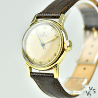 c.1944 Omega ’Medicus’ WWII Medic’s Wrist watch - S&W 14k Gold Case - Vintage Watch Specialist