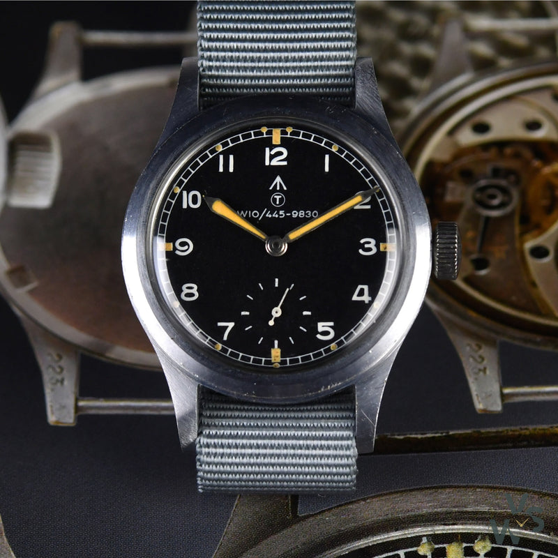c.1944 Record WWW ’Dirty Dozen’ - NATO Dial WWII British Army-Issued Military watch - Vintage Watch Specialist