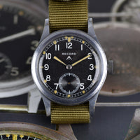 c.1944 - Record - WWW ’Dirty Dozen’ - WWII British Army-Issued Military Watch - Vintage Watch Specialist