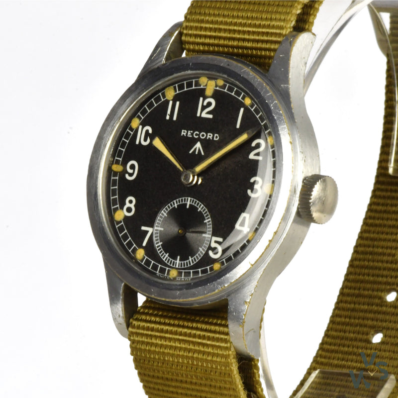 c.1944 - Record - WWW ’Dirty Dozen’ - WWII British Army-Issued Military Watch - Vintage Watch Specialist