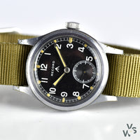 c.1944 - Record - WWW ’Dirty Dozen’ - WWII British Army-Issued Military Watch - Vintage Watch Specialist