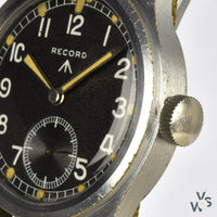 c.1944 - Record - WWW ’Dirty Dozen’ - WWII British Army-Issued Military Watch - Vintage Watch Specialist