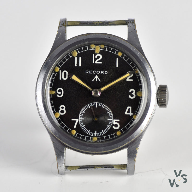 c.1944 - Record - WWW ’Dirty Dozen’ - WWII British Army-Issued Military Watch - Vintage Watch Specialist