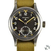 c.1944 - Record - WWW ’Dirty Dozen’ - WWII British Army-Issued Military Watch - Vintage Watch Specialist