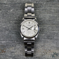 c.1969 Rolex Oyster Date Stainless Steel - Linen Dial Ref. 6694/0 - Vintage Watch Specialist