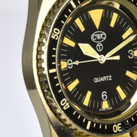 Cabot Watch Company - CWC Royal Marines Dive Watch - Case Back Markings 0555/6645-99 - Issued 1994 - Vintage Watch Specialist