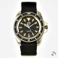 CWC 1995 Quartz Royal Navy Dive Watch - Vintage Watch Specialist