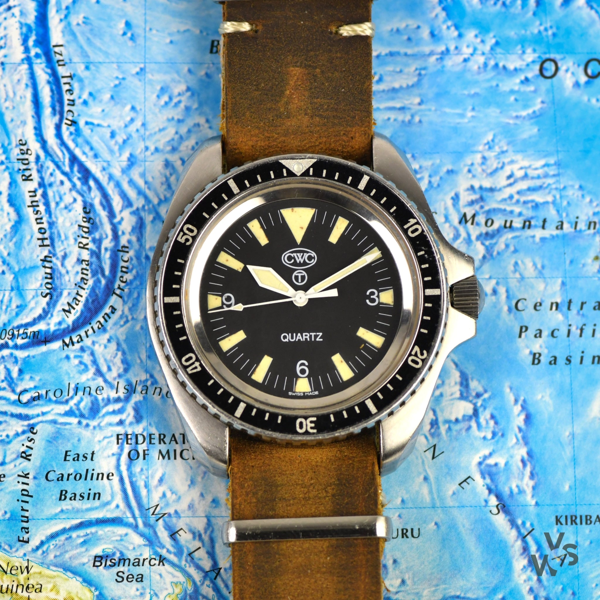 Cabot Watch Company CWC Royal Marines Dive Watch Case Reference 05 Vintage Watch Specialist