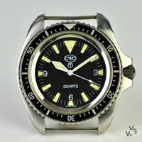 Cabot Watch Company - CWC Royal Marines Dive Watch - Case Reference 0555/6645-99 - Issued 1995 - Vintage Watch Specialist