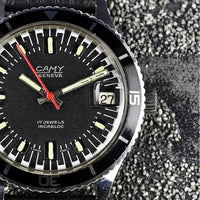 Camy Geneva - Diver Style - Model Reference 7320 - c.1960s - Caliber FHF ST96-4 - Vintage Watch Specialist