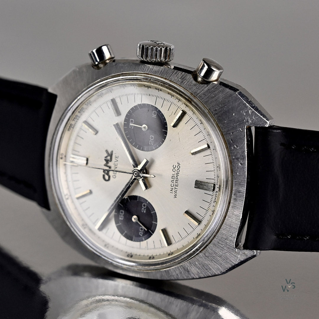 Camy Geneve Panda Dial Chronograph C 1960s Landeron 248 Calibre camy-geneve-panda-dial-chronograph-c-1960s-landeron-248-calibre