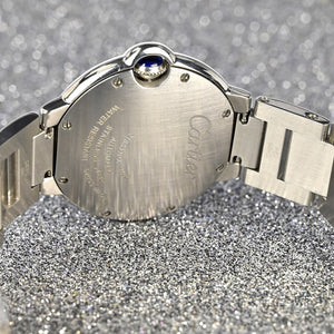Cartier Ballon Bleu Automatic - Model Ref: 17310459 - Silvered Guilloché Opaline Dial - Vintage Watch Specialist