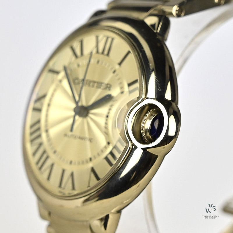 Cartier Ballon Bleu Automatic - Model Ref: 17310459 - Silvered Guilloché Opaline Dial - Vintage Watch Specialist
