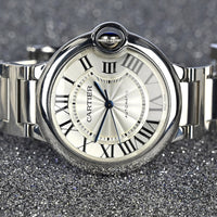 Cartier Ballon Bleu Automatic - Model Ref: 17310459 - Silvered Guilloché Opaline Dial - Vintage Watch Specialist