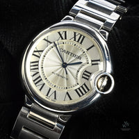 Cartier Ballon Bleu Automatic - Model Ref: 17310459 - Silvered Guilloché Opaline Dial - Vintage Watch Specialist