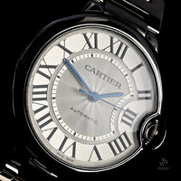 Cartier Ballon Bleu Automatic - Model Ref: 17310459 - Silvered Guilloché Opaline Dial - Vintage Watch Specialist