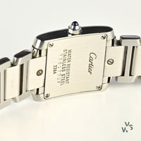 Cartier Tank Francaise - Model Ref: 3217 - White Roman Dial - c.2000 - Box & Papers - Vintage Watch Specialist