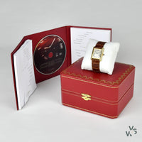 Cartier Tank Louis 18k Yellow Gold watch with Box and Papers - Vintage Watch Specialist