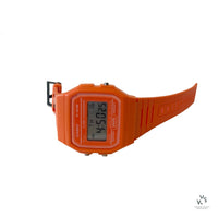 Casio Alarm Chrono F-91W Orange - Vintage Watch Specialist