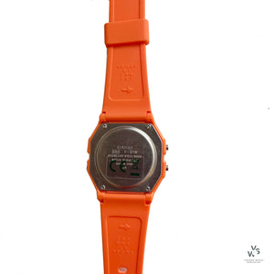 Casio Alarm Chrono F-91W Orange - Vintage Watch Specialist