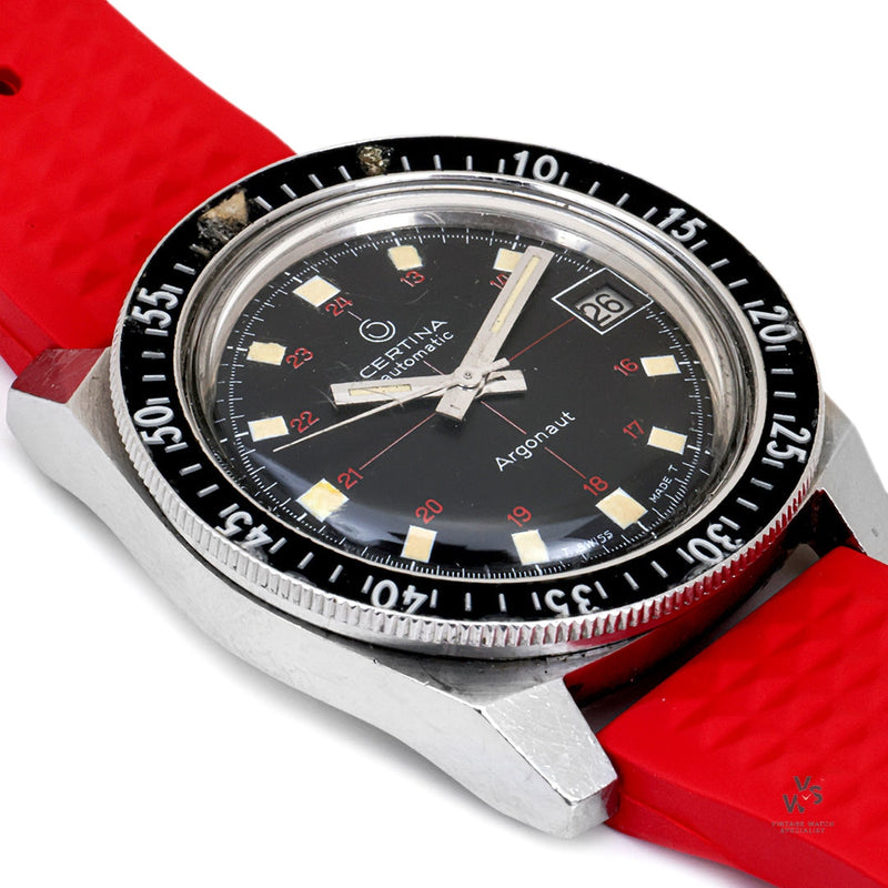 Certina Automatic Argonaut Vintage Dive Watch- Model Ref: 5801-122 - c.1970s - Vintage Watch Specialist