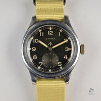 Cyma - A British Military Issued WWW Dirty Dozen - c.1945 - Caliber 234 Movement - Vintage Watch Specialist