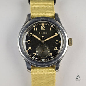 Cyma - A British Military Issued WWW Dirty Dozen - c.1945 - Caliber 234 Movement - Vintage Watch Specialist
