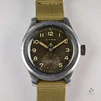 Cyma - British Military Issued WWW Dirty Dozen - c.1945 - Caliber 234 Movement - Vintage Watch Specialist