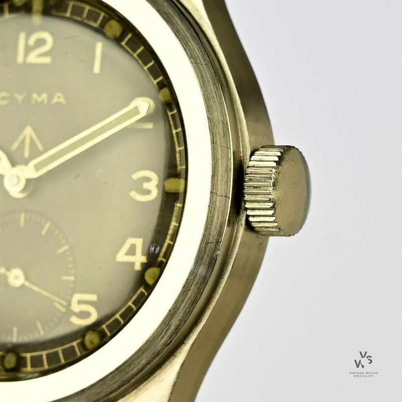 Cyma - British Military Issued WWW Dirty Dozen - c.1945 - Caliber 234 Movement - Vintage Watch Specialist