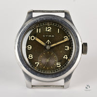 Cyma - British Military Issued WWW Dirty Dozen - c.1945 - Caliber 234 Movement - Vintage Watch Specialist