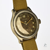 Cyma - British Military Issued WWW Dirty Dozen - c.1945 - Caliber 234 Movement - Vintage Watch Specialist