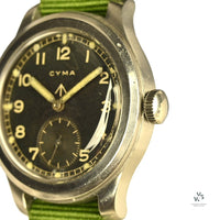 Cyma - British Military Issued WWW Dirty Dozen - c.1945 - Caliber 234 Movement - Vintage Watch Specialist