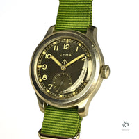 Cyma - British Military Issued WWW Dirty Dozen - c.1945 - Caliber 234 Movement - Vintage Watch Specialist