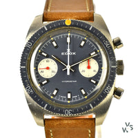 Edox - Hydrostar Chronograph Divers Watch - Valjoux 7733 - 20 ATM - C.1970s - Vintage Watch Specialist