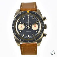 Edox - Hydrostar Chronograph Divers Watch - Valjoux 7733 - 20 ATM - C.1970s - Vintage Watch Specialist