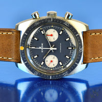 Edox - Hydrostar Chronograph Divers Watch - Valjoux 7733 - 20 ATM - C.1970s - Vintage Watch Specialist