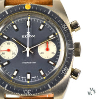 Edox - Hydrostar Chronograph Divers Watch - Valjoux 7733 - 20 ATM - C.1970s - Vintage Watch Specialist