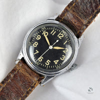 Elgin A-11 American Air Force Military Navigation Watch - c.1942 - Vintage Watch Specialist