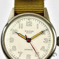 Enicar Sports Watch - Blechley? - Vintage Watch Specialist