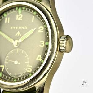 Eterna WWW Dirty Dozen - c.1944 - British Army-Issued Military Watch - Caliber 520 - Vintage Watch Specialist