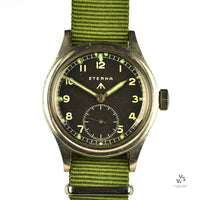 Eterna WWW Dirty Dozen - c.1944 - British Army-Issued Military Watch - Caliber 520 - Vintage Watch Specialist