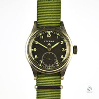 Eterna WWW Dirty Dozen - c.1944 - British Army-Issued Military Watch - Caliber 520 - Vintage Watch Specialist