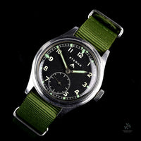 Eterna WWW Dirty Dozen - c.1944 - British Army-Issued Military Watch - Caliber 520 - Vintage Watch Specialist