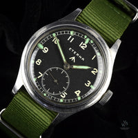 Eterna WWW Dirty Dozen - c.1944 - British Army-Issued Military Watch - Caliber 520 - Vintage Watch Specialist