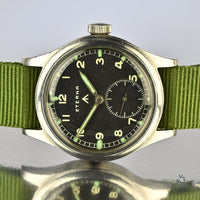 Eterna WWW Dirty Dozen - c.1944 - British Army-Issued Military Watch - Caliber 520 - Vintage Watch Specialist