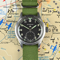 Eterna WWW Dirty Dozen - c.1944 - British Army-Issued Military Watch - Caliber 520 - Vintage Watch Specialist