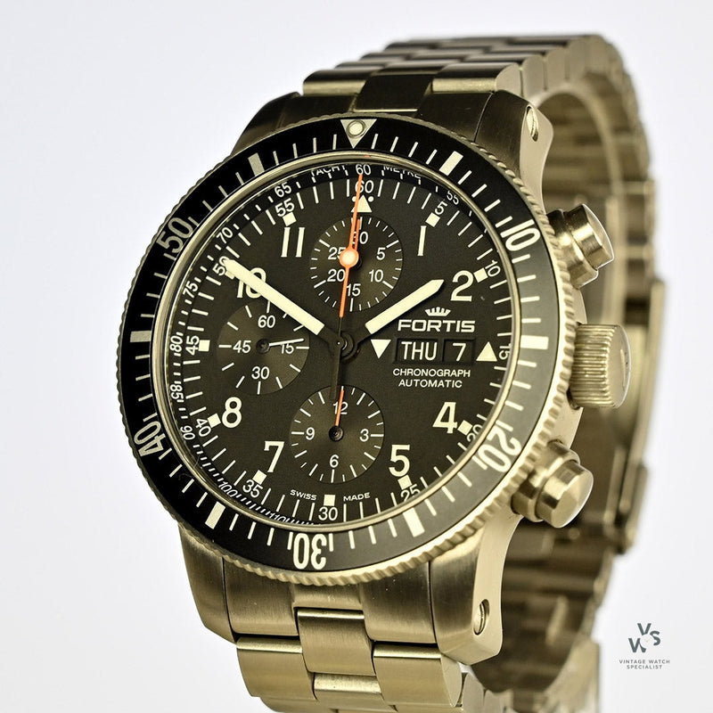 Fortis B42 Official Cosmonauts Chronograph - Model Ref: 638.10.11M - Vintage Watch Specialist